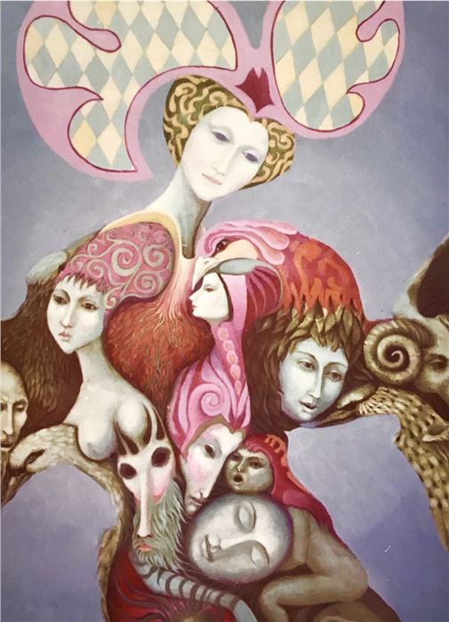 Dolores Chiappone, Untitled, oil on canvas, 40 x 30”, 1959